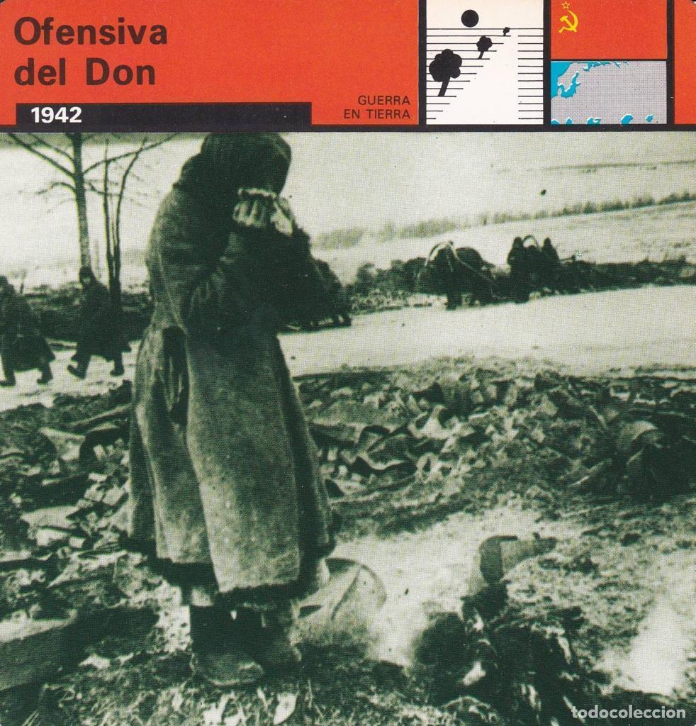 Postcards: FICHA GUERRA EN TIERRA: OFENSIVA DEL DON. 1942 - NULL