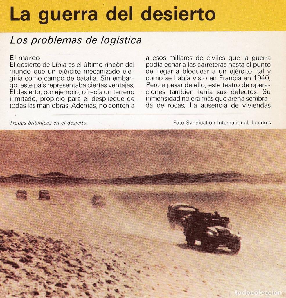 Postcards: CRONOLOGIA: LA GUERRA DEL DESIERTO. TRIPTICO - NULL