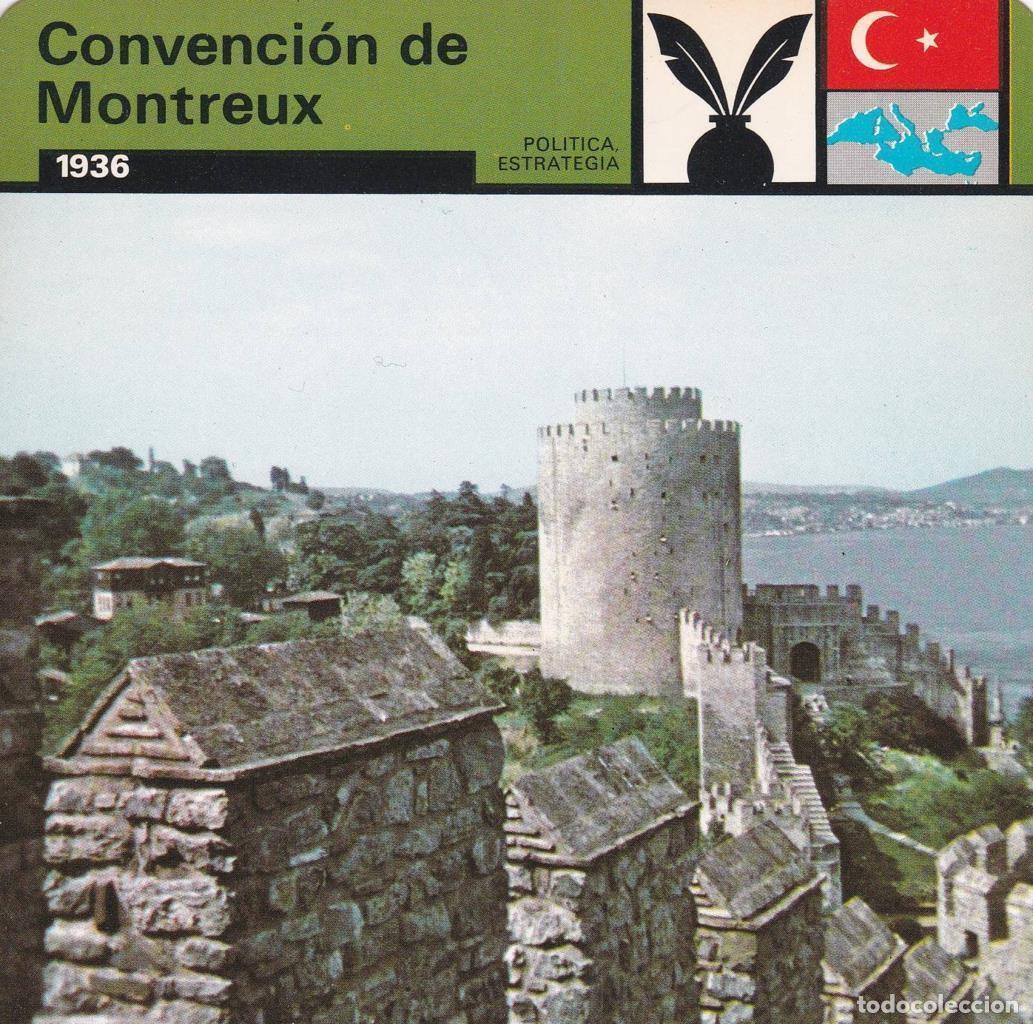 Postcards: FICHA POLITICA, ESTRATEGIA: CONVENCION DE MONTREUX. 1936 - NULL
