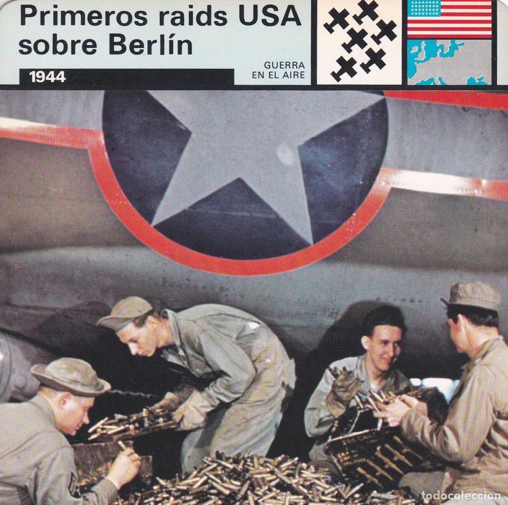 Postkarten: FICHA GUERRA EN EL AIRE: PRIMEROS RAIDS USA SOBRE BERLIN. 1944 - NULL
