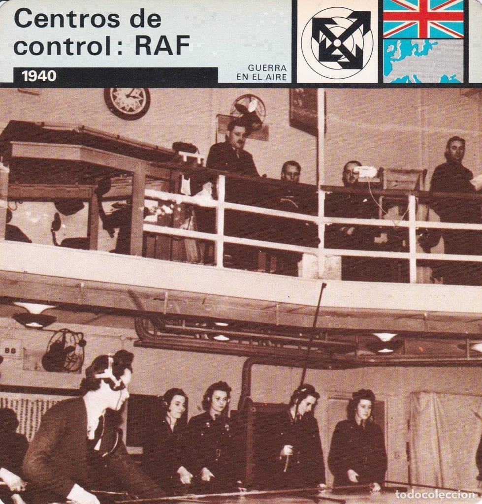 Postkarten: FICHA GUERRA EN EL AIRE: CENTROS DE CONTROL: RAF. 1940 - NULL