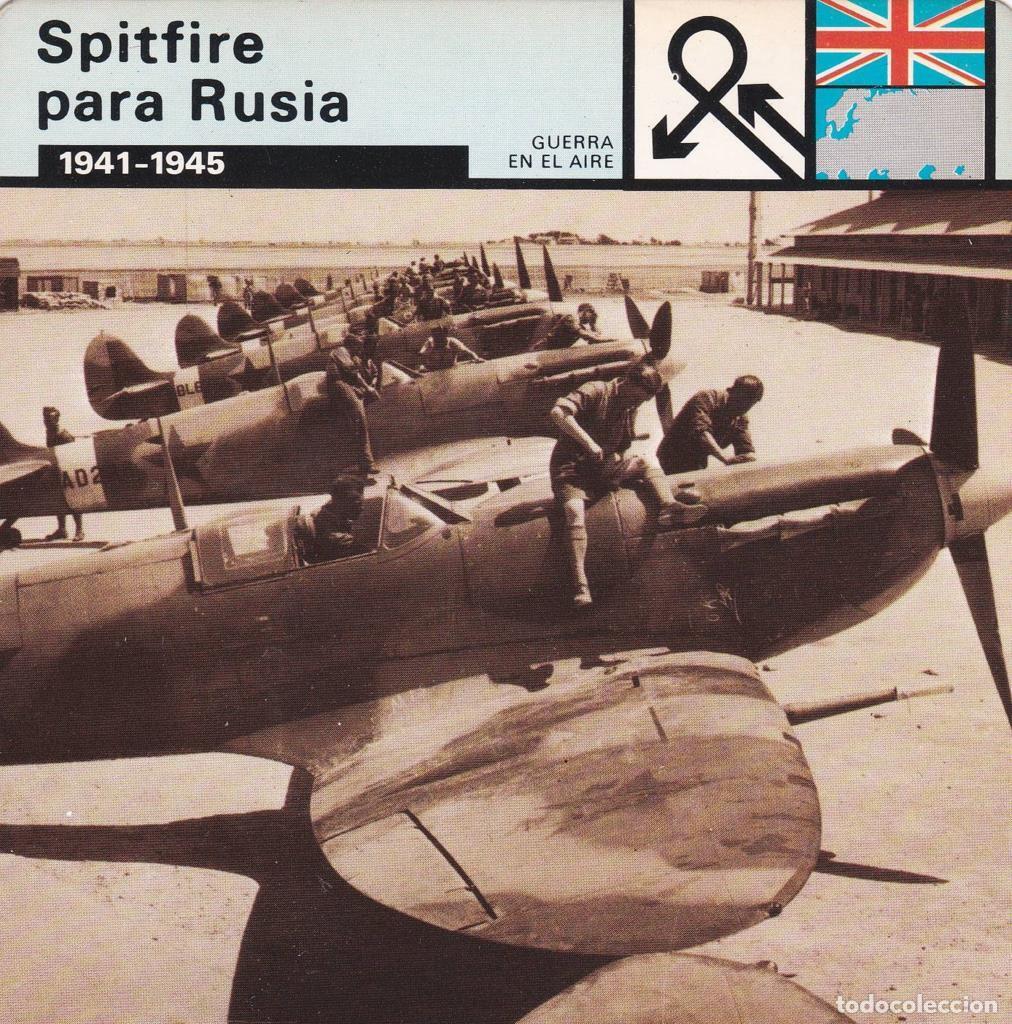 Postkarten: FICHA GUERRA EN EL AIRE: SPITFIRE PARA RUSIA. 1941-1945 - NULL