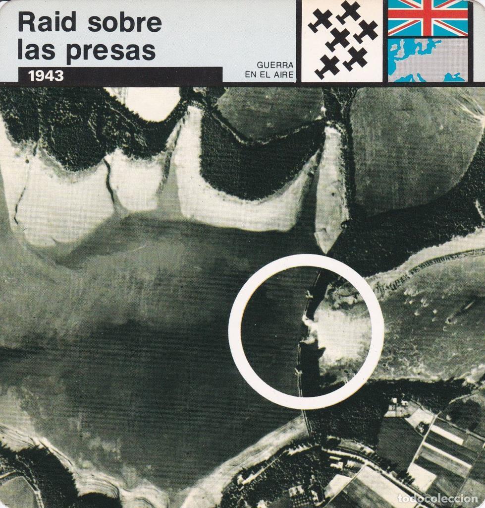 Postkarten: FICHA GUERRA EN EL AIRE: RAID SOBRE LAS PRESAS. 1943 - NULL