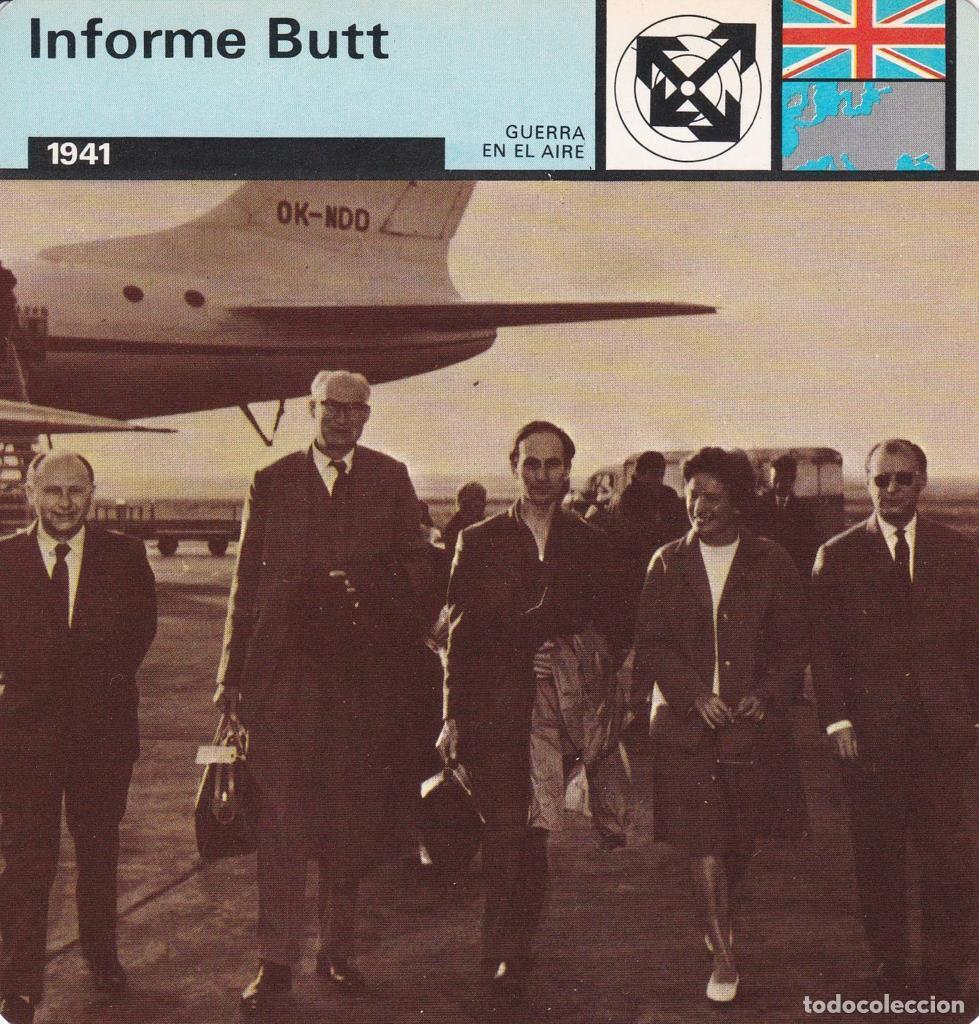 Postkarten: FICHA GUERRA EN EL AIRE: INFORME BUTT. 1941 - NULL