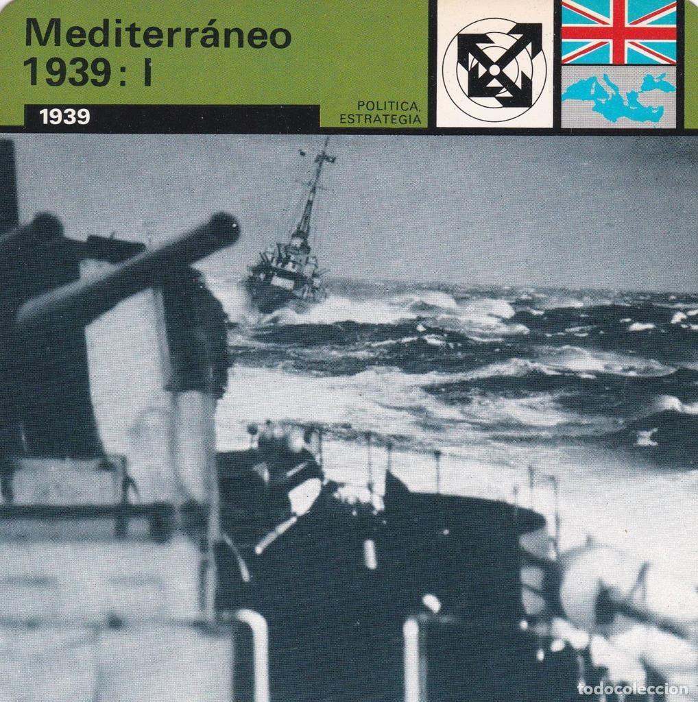 Postkarten: FICHA POLITICA, ESTRATEGIA: MEDITERRANEO 1939: I. 1939 - NULL