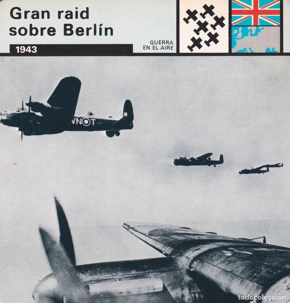 Postkarten: FICHA GUERRA EN EL AIRE: GRAN RAID SOBRE BERLIN. 1943 - NULL
