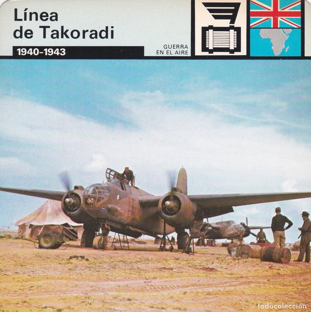 Postkarten: FICHA GUERRA EN EL AIRE: LINIA DE TAKORADI. 1940-1943 - NULL
