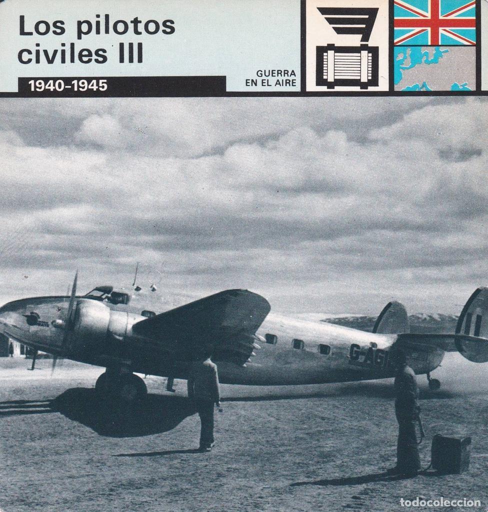 Postkarten: FICHA GUERRA EN EL AIRE: LOS PILOTOS CIVILES III. 1940-1945 - NULL