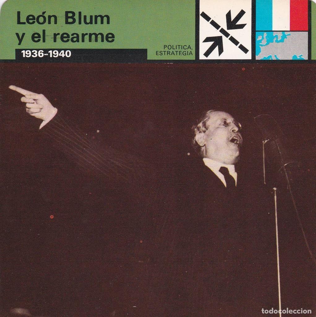Postales: FICHA POLITICA, ESTRATEGIA: LEON BLUM Y EL REARME. 1936-1940 - NULL