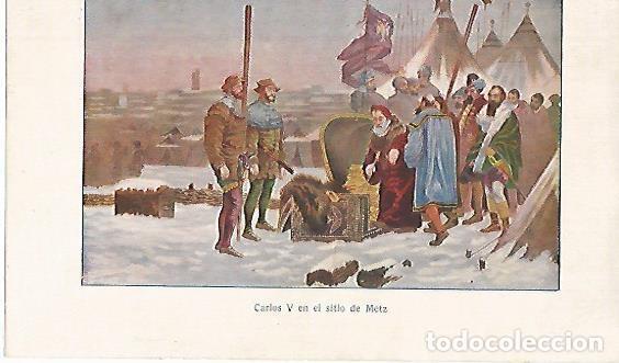 Postales: LAMINA 13808: Carlos V en el Sitio de Metz - Alfredo Opisso
