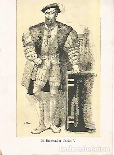 Postcards: LAMINA 13757: El emperador Carlos V - Alfredo Opisso