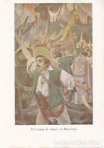Postales: LAMINA 13760: El Corpus de sangre en Barcelona - Alfredo Opisso