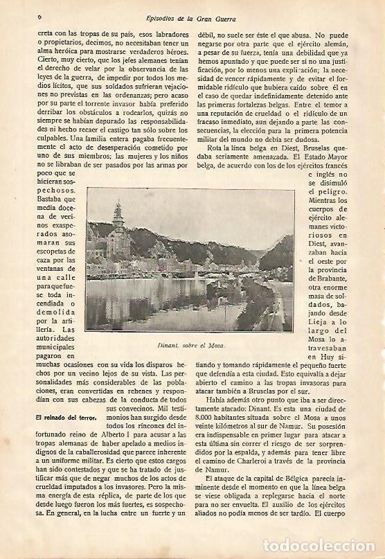 Postcards: LAMINA 13590: Vista de Dinant, sobre el rio Mosa - E. Diaz-Retg
