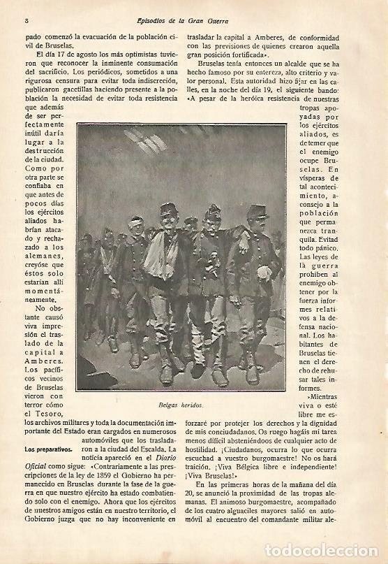 Cartoline: LAMINA 13591:Soldados belgas heridos - E. Diaz-Retg