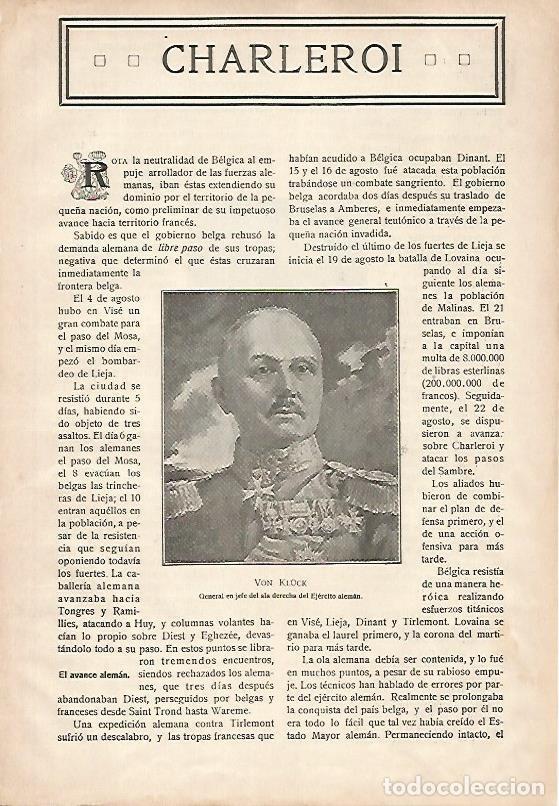 Cartoline: LAMINA 13596: General Von Kluck - E. Diaz-Retg