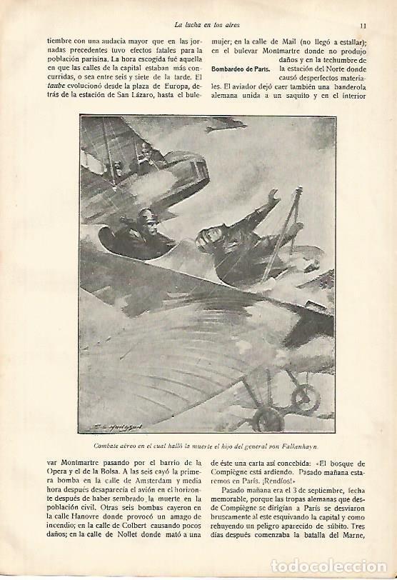 Cartoline: LAMINA 13706: Combate aereo, dibujo de Mudesung - E. Diaz-Retg