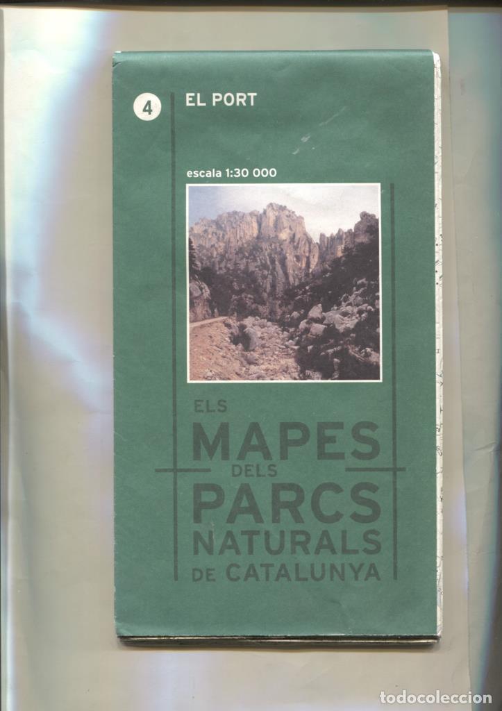 Cartoline: Els mapes dels parcs naturals de catalunya numero 04: El port -