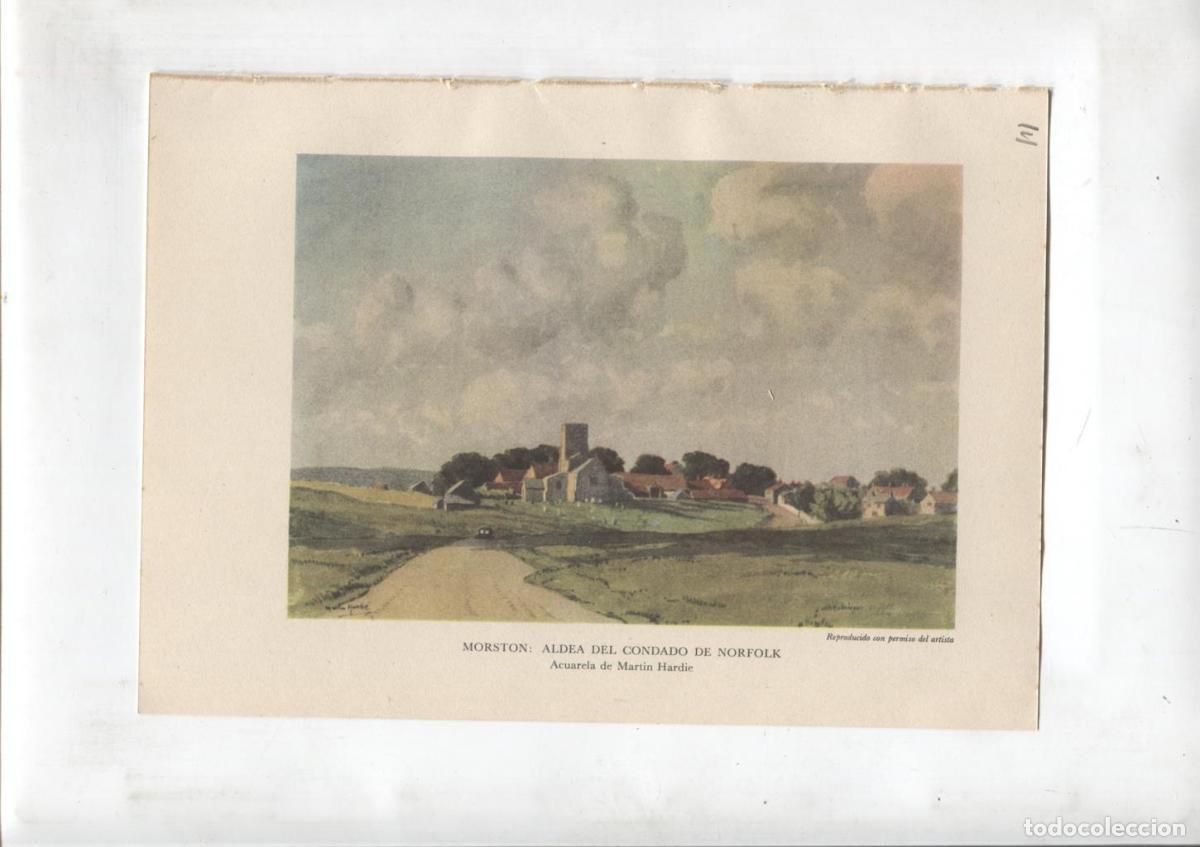 Postcards: Las aldeas inglesas lamina 14: Morston, aldea condado Norfolk y Aldea inglesa - NULL