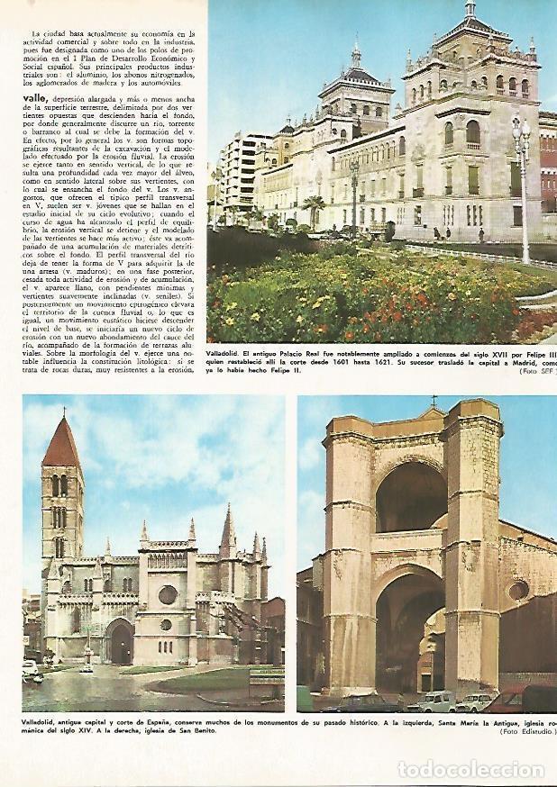 Postcards: LAMINA MONITOR 0752: Palacio Real , Santa Maria la Antigua e iglesia de San Benito en Valladolid - V