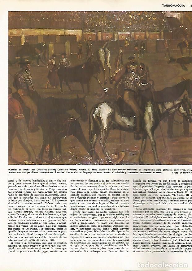 Postales: LAMINA MONITOR 0688: Corrida de toros, por Gutierrez Solana - Varios