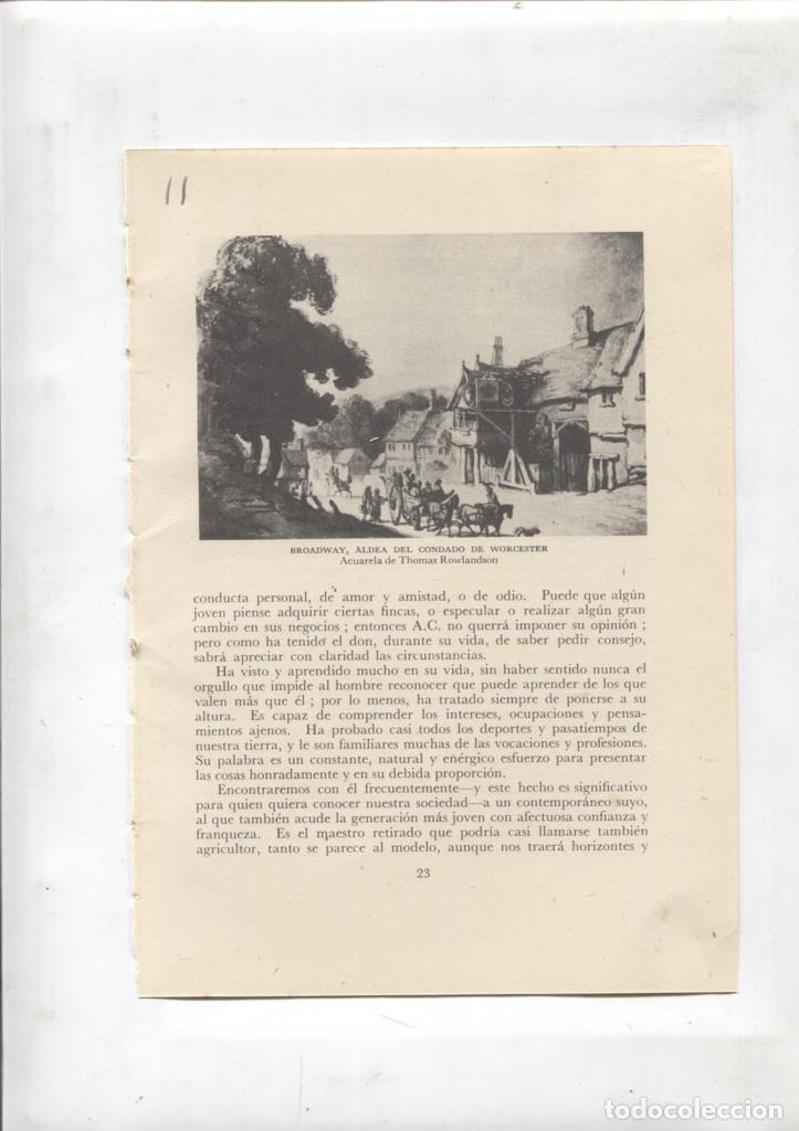 Postcards: Las aldeas inglesas lamina 11: Broadway, aldea del condado de Worcester - NULL