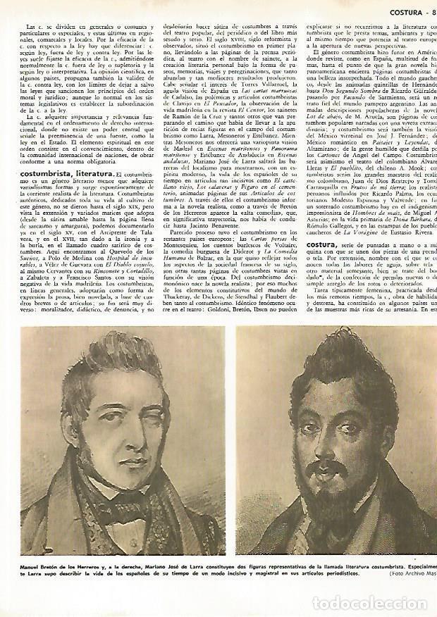 Cartoline: LAMINA MONITOR 0806: Manuel Breton de los Herreros y Mariano Jose de Larra - Varios