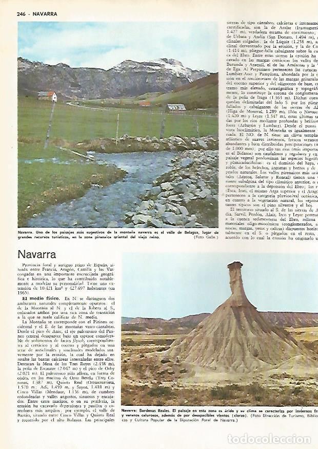 Postais: LAMINA MONITOR 0516: Bardenas Reales en Navarra - Varios