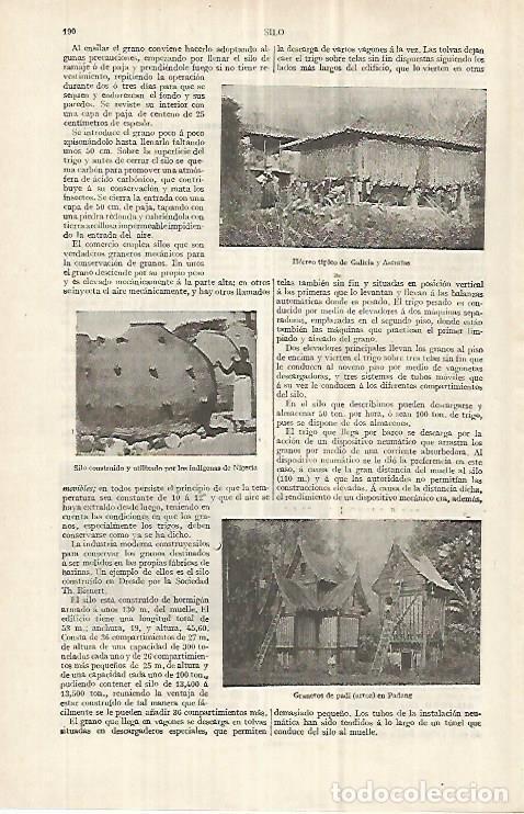Postales: LAMINA ESPASA 33001: Silo de Nigeria y graneros de padi - Varios