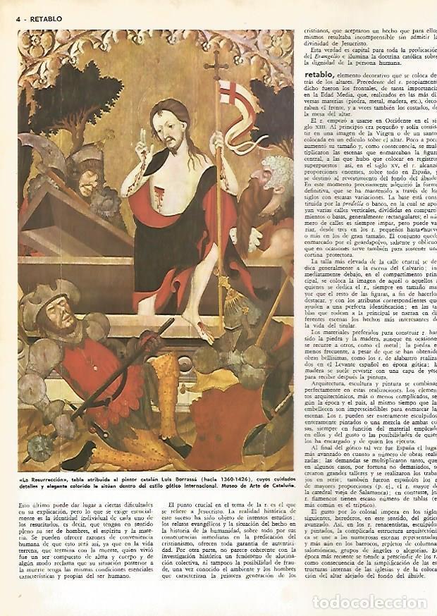 Cartoline: LAMINA MONITOR 0606: La Resurreccion, por Luis Borrassa - Varios