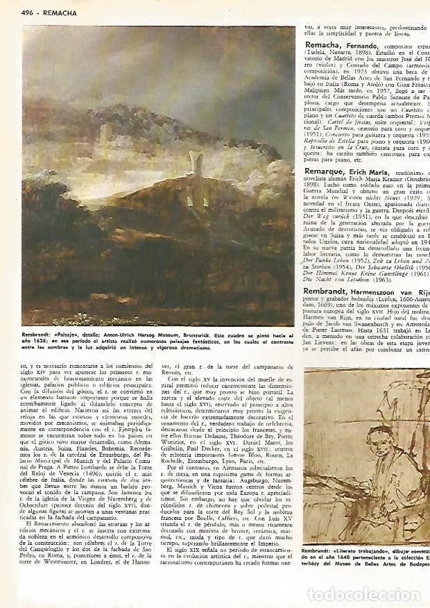 Cartoline: LAMINA MONITOR 0596: Paisaje, por Rembrandt - Varios