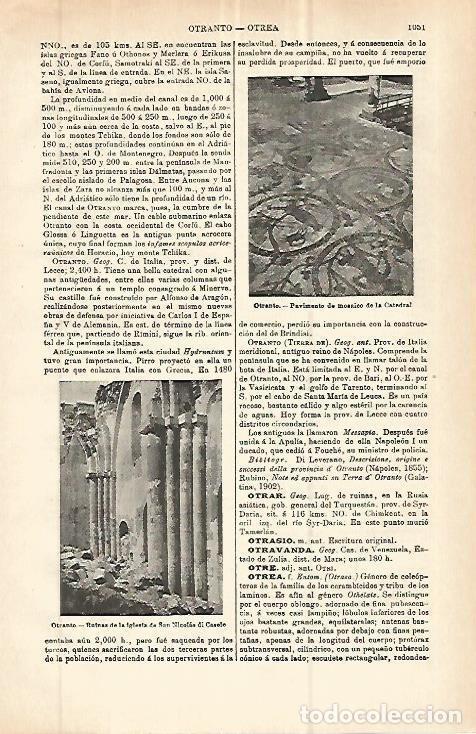 Postcards: LAMINA ESPASA 32824: Mosaico en la Catedral de Otranto - Varios