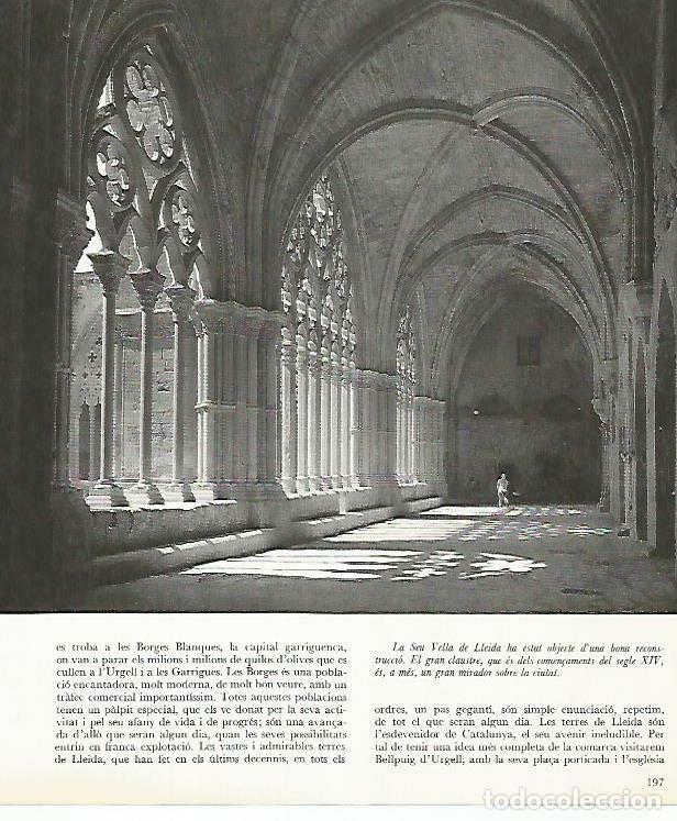 Postcards: LAMINA 14003: Interior de la Seu Vella de Lleida - Josep Pla