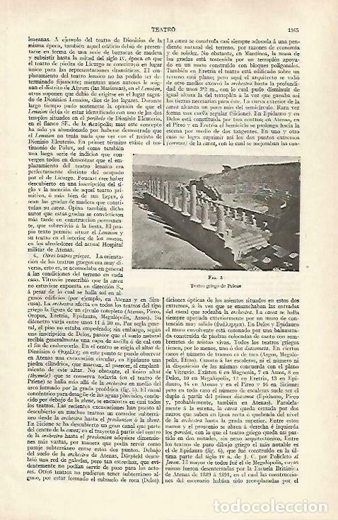 Postais: LAMINA ESPASA 33533: Teatro griego de Priene - Varios