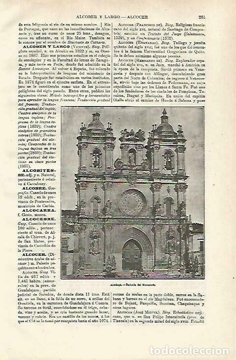 Postkarten: LAMINA ESPASA 33661:Monasterio de Alcoba&ccedil;a - Varios