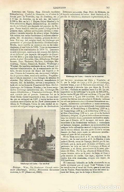 Cartoline: LAMINA ESPASA 33287: Catedral de Limburgo del Lahn, Belgica - Varios