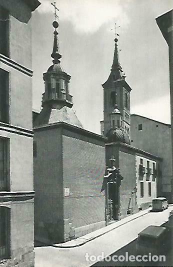 Postais: LAMINA 14394: Iglesia en Madrid - Lorenzo Lopez Sancho, dibujos de Go&ntilde;i