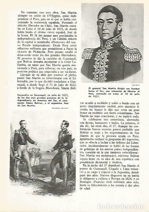 Postales: LAMINA 14857: El general Jose San Martin - VVAA