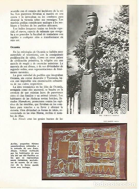 Postales: LAMINA 14847: Totems de Nueva Zelanda - VVAA