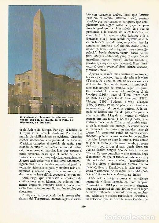 Postcards: LAMINA 14884: Obelisco de Teodosio en Estambul - VVAA