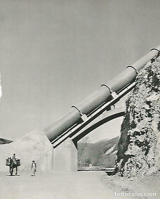 Postales: LAMINA 14635: Obra hidraulica en el Pirineo - Estanislau Torres. Fotografias de Francesc Catala Roca