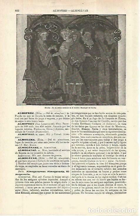 Postkarten: LAMINA ESPASA 33847: Almofar - Varios