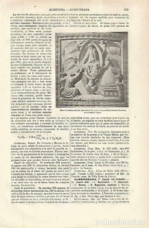 Postales: LAMINA ESPASA 33832: Almendra mistica , relieve en Florencia - Varios