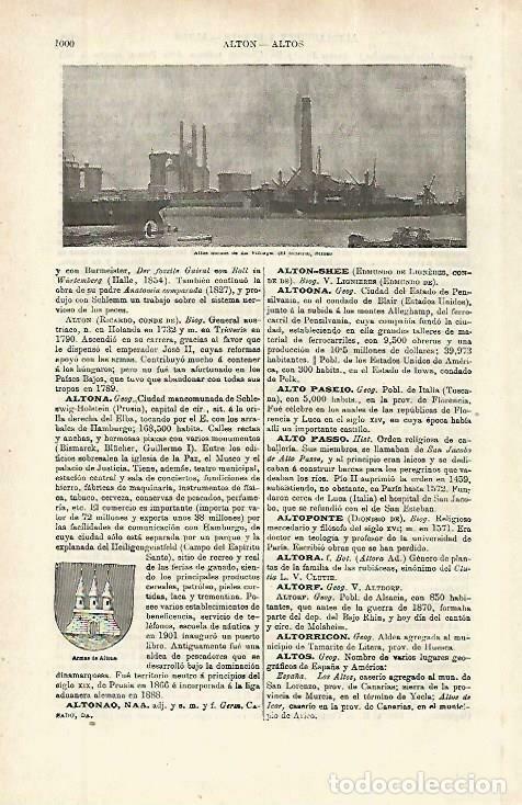 Postales: LAMINA ESPASA 33904: Altos hornos de La Vizcaya en Bilbao - Varios
