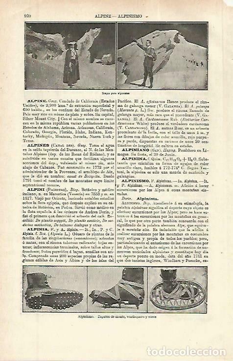 Postais: LAMINA ESPASA 33875: Alpinistas - Varios