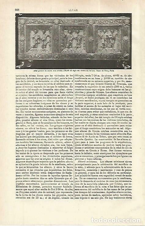 Postcards: LAMINA ESPASA 33892: Altar portatil de marfil - Varios
