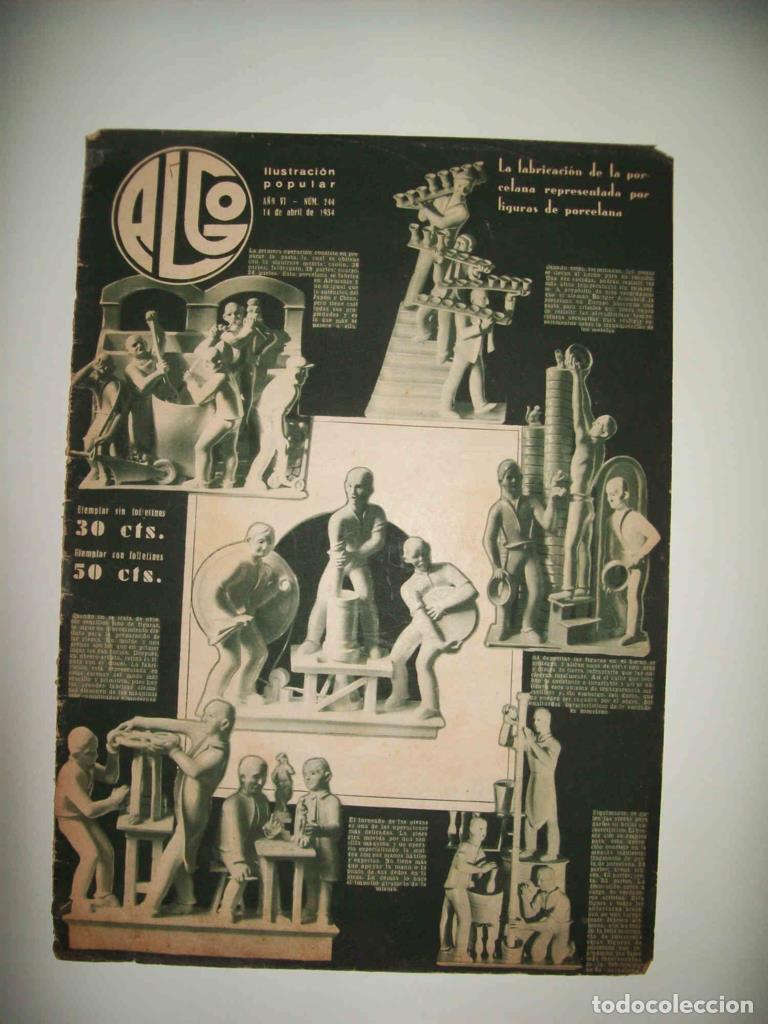 Postales: LAMINA 14952: Portada revista Ilustracion Popular, numero 244, 14 de abril de 1934 - VVAA