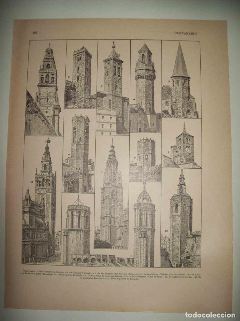 Cartes Postales: LAMINA 14964: Campanarios - VVAA