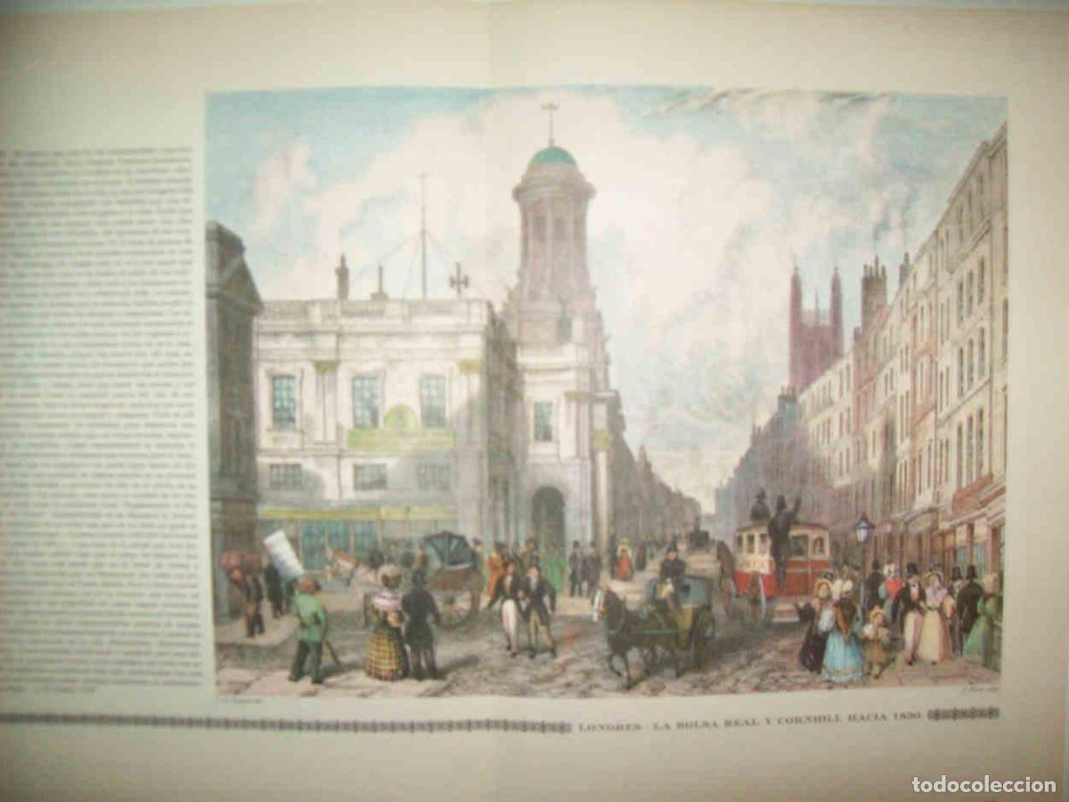Postkarten: LAMINA 14981: Londres. La Bolsa Real y Cornhill hacia 1830 - Rolf Muller