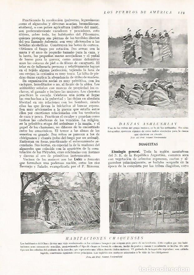 Postcards: LAMINA 15625: Danza Ashlushlay y casa Chaquenses - Director: Pedro Bosch Gimpera