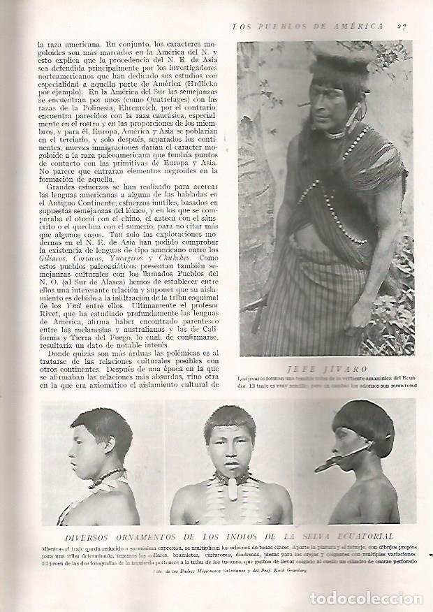 Postkarten: LAMINA 15555: Jefe jivaro y ornamentos de indios de la selva - Director: Pedro Bosch Gimpera